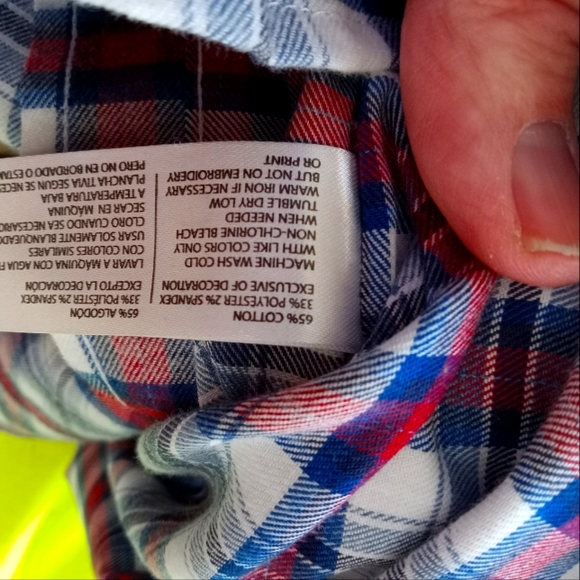 U.S. Polo Association Mens Flannel Shirt Medium - Picture 6 of 7